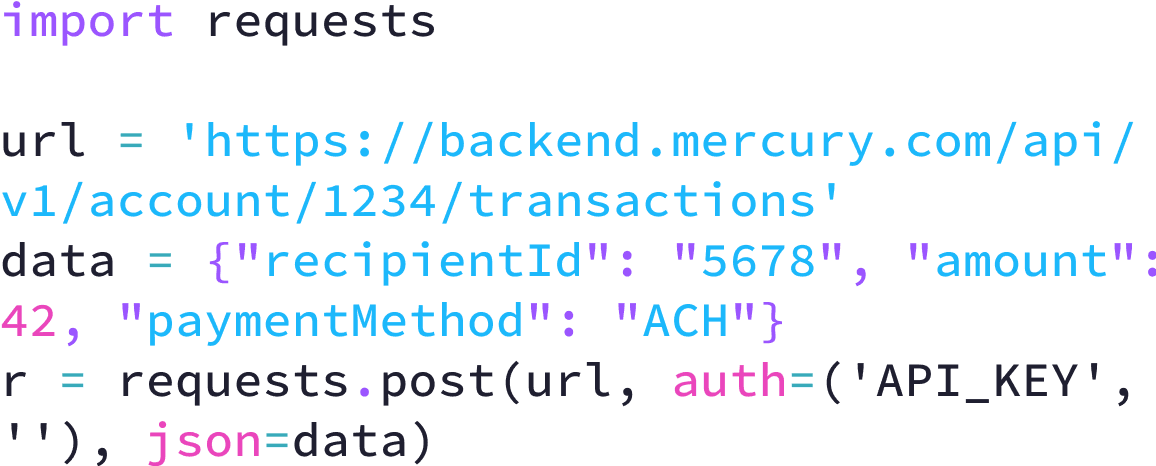 API example