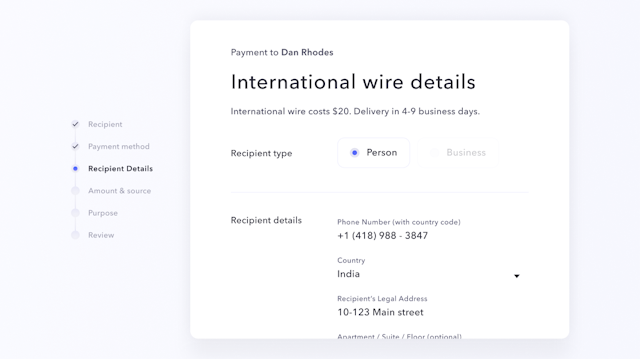 Announcing faster, better international wires