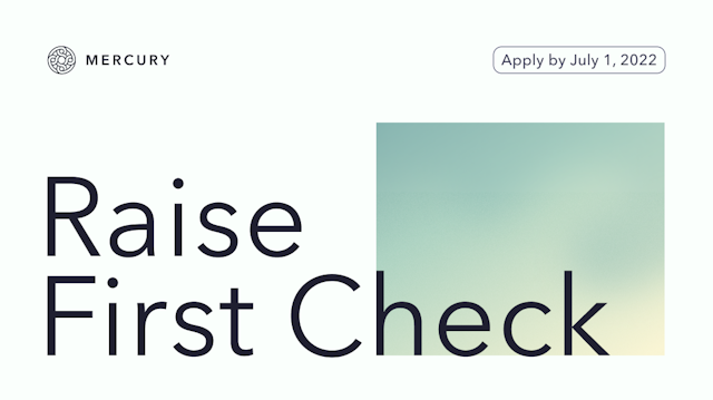 Introducing Mercury Raise First Check